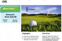 Golf ‘is devalued by Groupon’