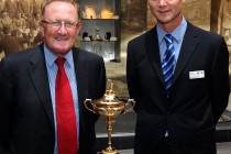 Ryder Cup exhibition in car showroom