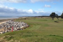 The golf courses that could fall into the sea