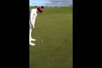 Amazing putt that went viral was a ‘fluke’ (video)