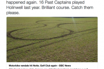 At least 6 golf clubs report vandalism to their courses