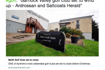 Historic Scottish golf club to close