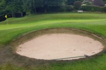 Epping Golf Club uses glass instead of sand in its bunkers