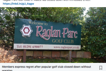 One golf club closes, another enters liquidation