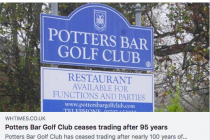 95-year-old Hertfordshire golf club ceases trading