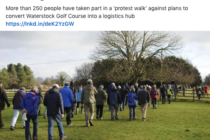 Protests over closure of two golf courses