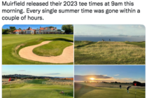 Muirfield sells every tee time for 2023 in two hours