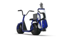 New electric scooter for clean fun on the course