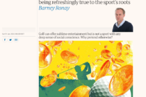 The Guardian is criticised for saying golf is for elites
