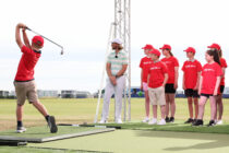 Tommy Fleetwood helps to inspire the next generation at the 150th Open