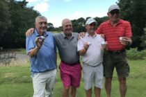 Three seniors hit four holes-in-one in the same competition