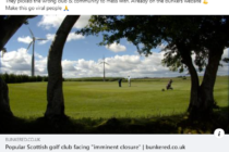 Scottish golf course to close ‘in three weeks’