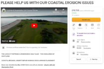 Several golf clubs are fighting coastal erosion